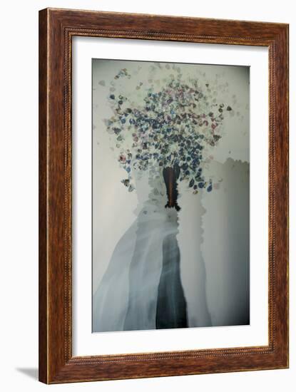 Petals in the Wind-Valda Bailey-Framed Photographic Print