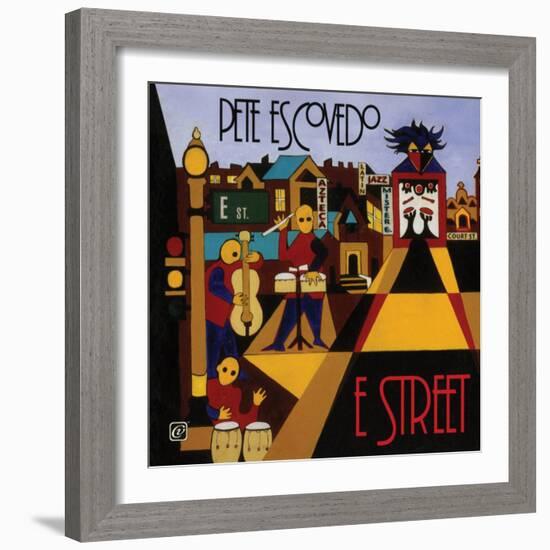 Pete Escovedo - E-Street-null-Framed Art Print