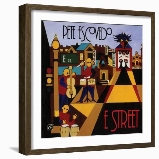 Pete Escovedo - E-Street-null-Framed Art Print