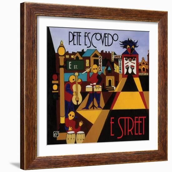 Pete Escovedo - E-Street-null-Framed Art Print