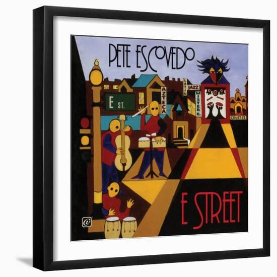 Pete Escovedo - E-Street-null-Framed Art Print