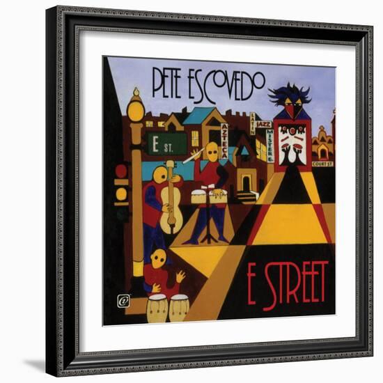 Pete Escovedo - E-Street-null-Framed Art Print