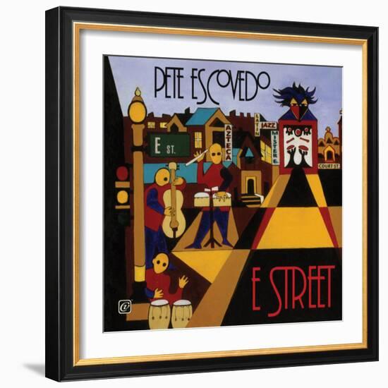 Pete Escovedo - E-Street-null-Framed Art Print