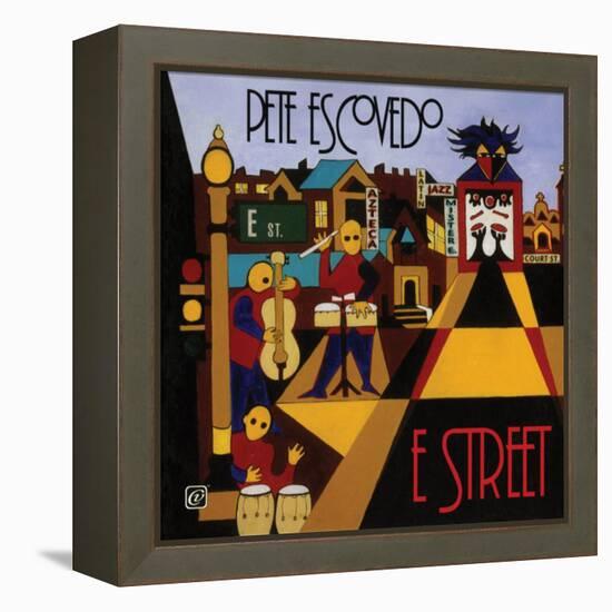 Pete Escovedo - E-Street-null-Framed Stretched Canvas