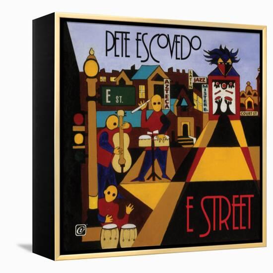 Pete Escovedo - E-Street-null-Framed Stretched Canvas