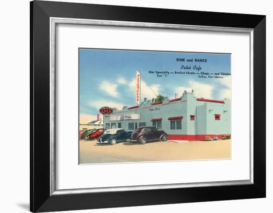 Pete's Cafe, Gallup, New Mexico, Route 66-null-Framed Art Print