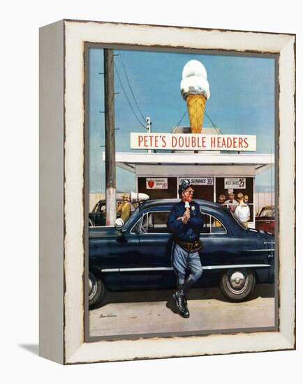 "Pete's Double Headers", September 22, 1951-Stevan Dohanos-Framed Premier Image Canvas