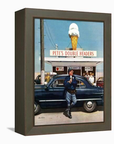 "Pete's Double Headers", September 22, 1951-Stevan Dohanos-Framed Premier Image Canvas