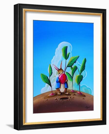 Peter Among The Radishes-Cindy Thornton-Framed Art Print