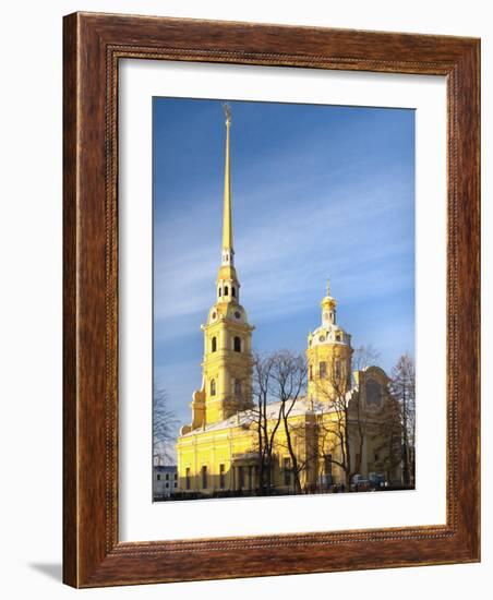 Peter and Paul Cathedral, Saint Petersburg, Russia-Nadia Isakova-Framed Photographic Print