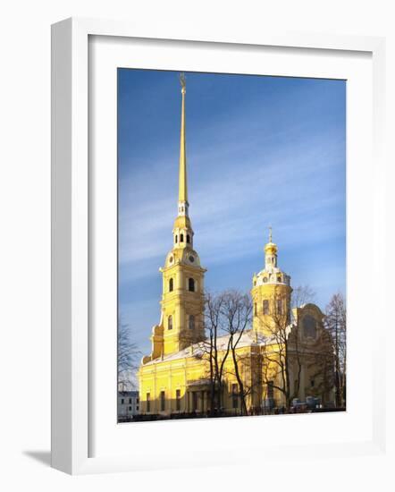 Peter and Paul Cathedral, Saint Petersburg, Russia-Nadia Isakova-Framed Photographic Print