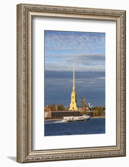 Peter and Paul Fortress on Neva Riverside, St. Petersburg, Russia-Gavin Hellier-Framed Photographic Print