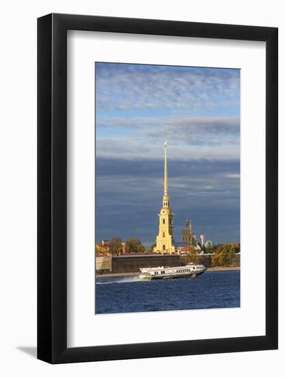 Peter and Paul Fortress on Neva Riverside, St. Petersburg, Russia-Gavin Hellier-Framed Photographic Print