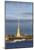Peter and Paul Fortress on Neva Riverside, St. Petersburg, Russia-Gavin Hellier-Mounted Photographic Print