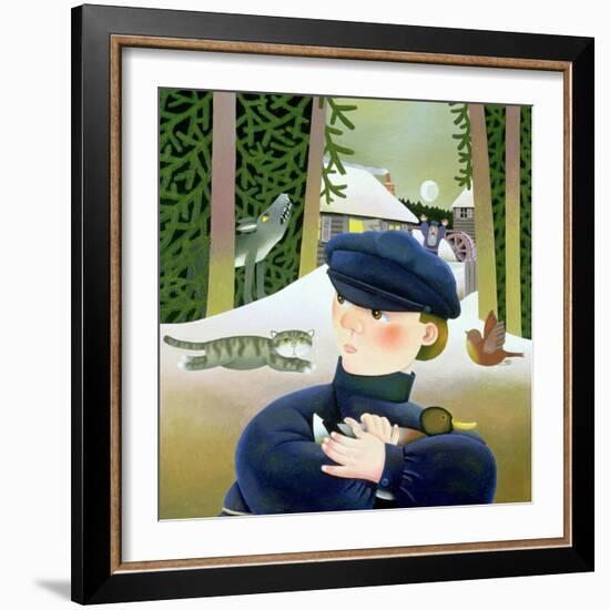 Peter and the Wolf-Reg Cartwright-Framed Giclee Print