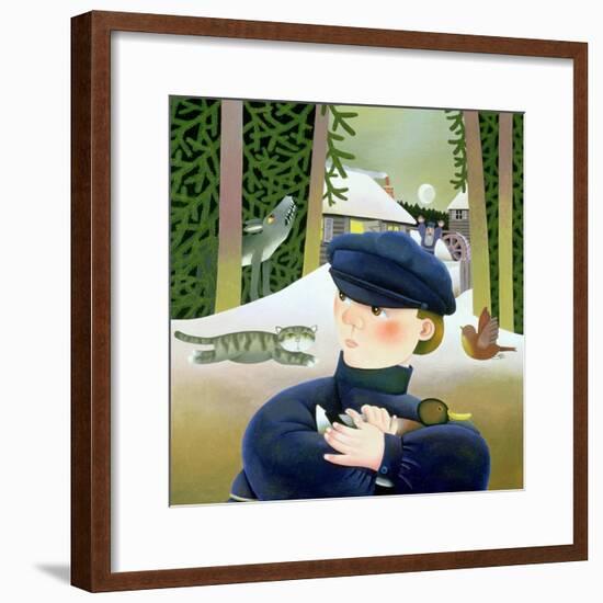 Peter and the Wolf-Reg Cartwright-Framed Giclee Print