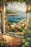 Mediterranean Seascape-Peter Bell-Framed Art Print