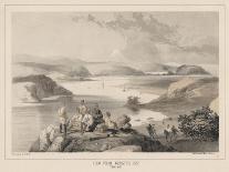 View from Webster Island, Yedo Bay, Litho by Sarony and Co., 1855-Peter Bernhard Wilhelm Heine-Framed Giclee Print