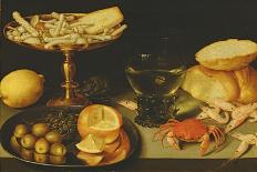 Still Life with Fruit and Shellfish-Peter Binoit-Framed Giclee Print