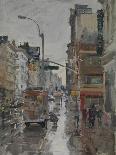 Morning Rain, Broadway and Canal Street, 2017-Peter Brown-Giclee Print