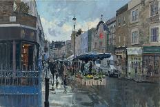 Christmas Tree Stall, Marylebone High Street, 2012-Peter Brown-Giclee Print