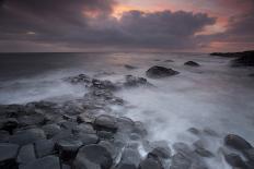 Giants Causeway at Dusk, County Antrim, Northern Ireland, UK, June 2010. Looking Out to Sea-Peter Cairns-Photographic Print