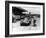 Peter Collins at the Wheel of an Aston Martin-null-Framed Photographic Print