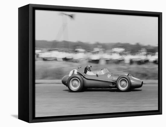 Peter Collins in a Ferrari Dino, British Grand Prix, Silverstone, 1958-null-Framed Premier Image Canvas