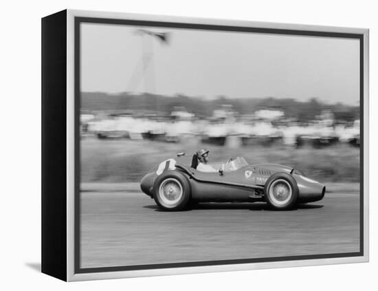 Peter Collins in a Ferrari Dino, British Grand Prix, Silverstone, 1958-null-Framed Premier Image Canvas