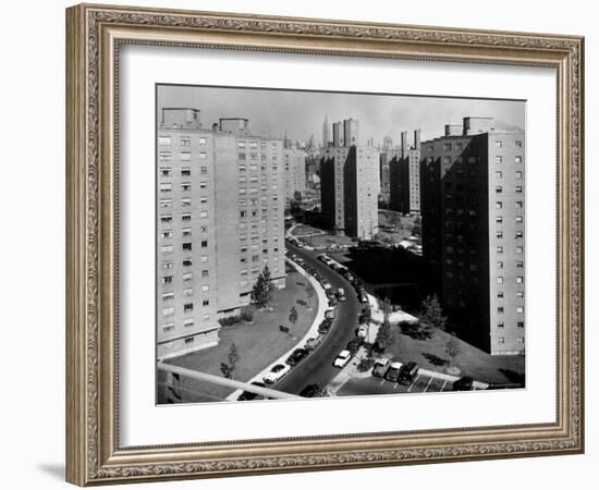 Peter Cooper Village And Stuyvesant Town Between 14th and 23rd Sts. on the East Side of the City-Margaret Bourke-White-Framed Photographic Print