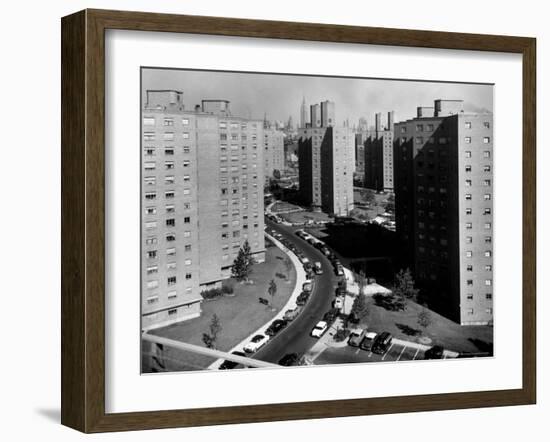 Peter Cooper Village And Stuyvesant Town Between 14th and 23rd Sts. on the East Side of the City-Margaret Bourke-White-Framed Photographic Print