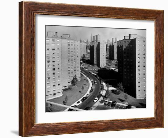 Peter Cooper Village And Stuyvesant Town Between 14th and 23rd Sts. on the East Side of the City-Margaret Bourke-White-Framed Photographic Print