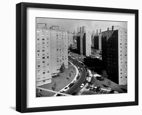 Peter Cooper Village And Stuyvesant Town Between 14th and 23rd Sts. on the East Side of the City-Margaret Bourke-White-Framed Photographic Print