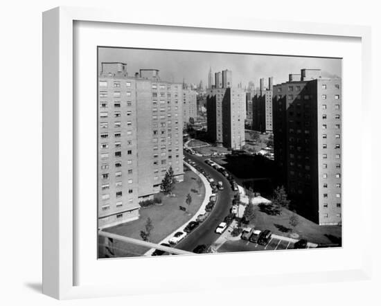 Peter Cooper Village And Stuyvesant Town Between 14th and 23rd Sts. on the East Side of the City-Margaret Bourke-White-Framed Photographic Print