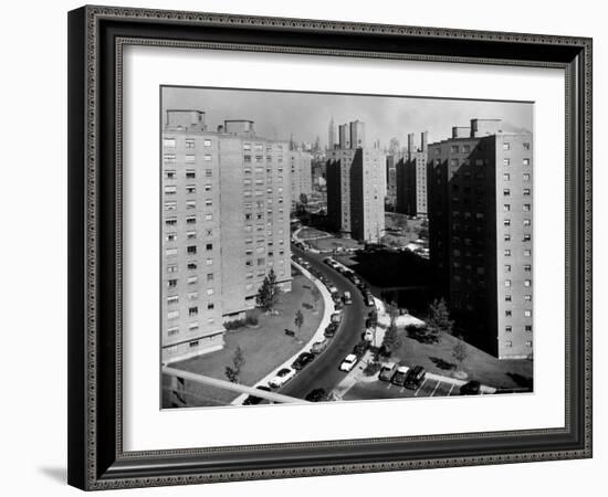 Peter Cooper Village And Stuyvesant Town Between 14th and 23rd Sts. on the East Side of the City-Margaret Bourke-White-Framed Photographic Print