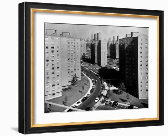 Peter Cooper Village And Stuyvesant Town Between 14th and 23rd Sts. on the East Side of the City-Margaret Bourke-White-Framed Photographic Print