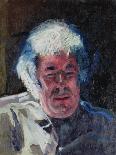 Portrait of Seamus Heaney, 1987-Peter Edwards-Framed Giclee Print