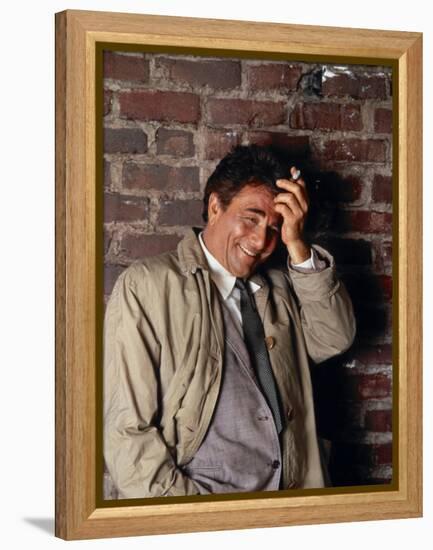 Peter Falk, Columbo, 1968-null-Framed Premier Image Canvas