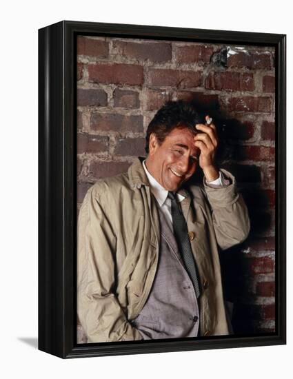 Peter Falk, Columbo, 1968-null-Framed Premier Image Canvas