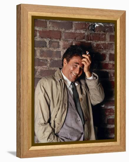 Peter Falk, Columbo, 1968-null-Framed Premier Image Canvas