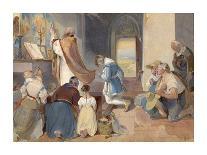 Fridolin Assists with the Holy Mass-Peter Fendi-Art Print