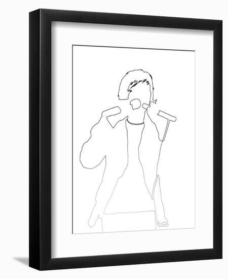 Peter Gabriel-Logan Huxley-Framed Art Print