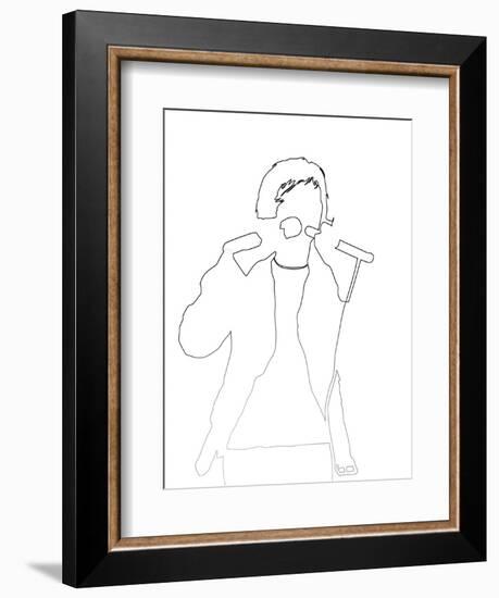 Peter Gabriel-Logan Huxley-Framed Art Print