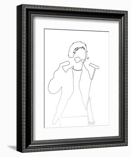 Peter Gabriel-Logan Huxley-Framed Art Print