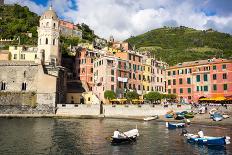 Aerial View, Portofino, Liguria, Italy, Europe-Peter Groenendijk-Photographic Print