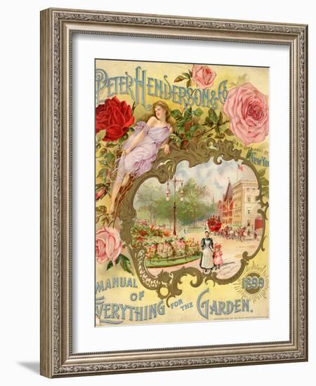 Peter Henderson and Co. Manual of Everything for the Garden-null-Framed Art Print