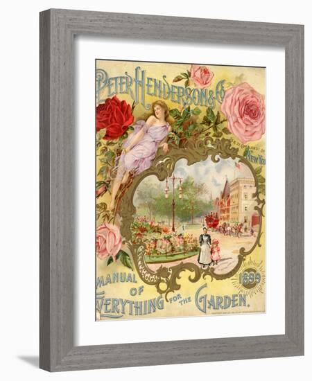 Peter Henderson and Co. Manual of Everything for the Garden-null-Framed Art Print