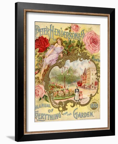 Peter Henderson and Co. Manual of Everything for the Garden-null-Framed Art Print