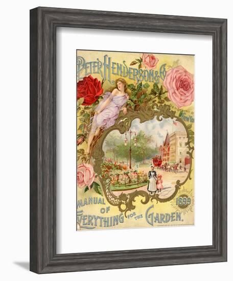 Peter Henderson and Co. Manual of Everything for the Garden-null-Framed Art Print