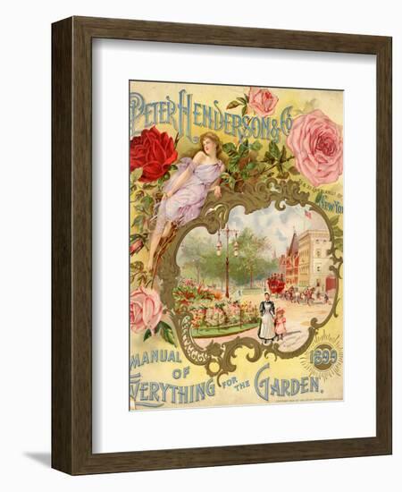 Peter Henderson and Co. Manual of Everything for the Garden-null-Framed Art Print